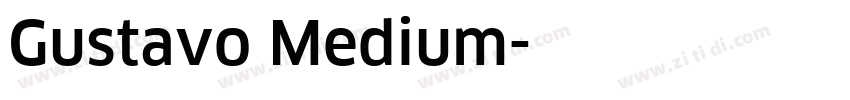 Gustavo Medium字体转换